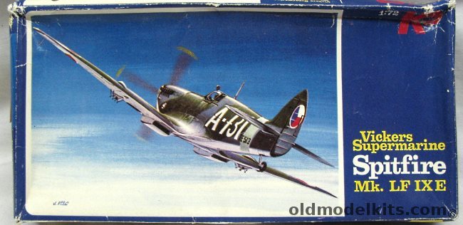 KP 1/72 Supermarine Spitfire Mk. LF IXE - RAF (Czech) 310 Sq - 312 Sq - 313 Sq / Two Czech AF Aircraft / Czech Civil Police Aircraft plastic model kit